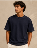 STAPLE STITCH TEE - NAVY